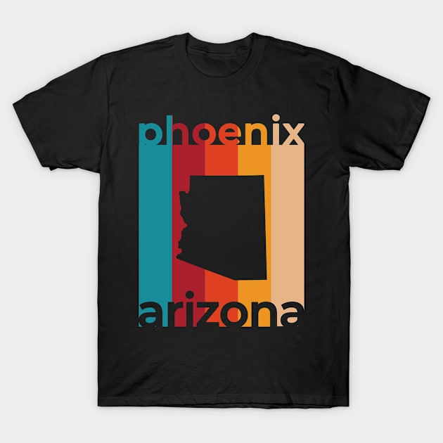 Phoenix Arizona Retro T-Shirt by easytees